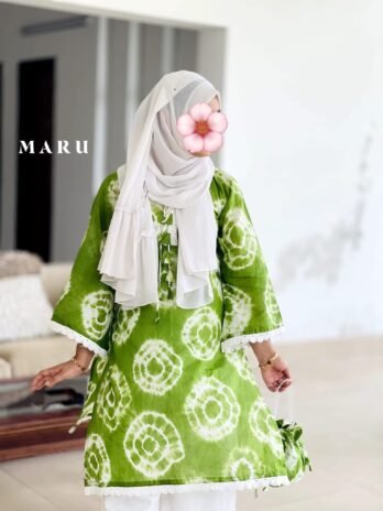 𝐒𝐨𝐟𝐭 𝐂𝐨𝐭𝐭𝐨𝐧 𝐁𝐚𝐭𝐢𝐤 𝐊𝐚𝐦𝐢𝐳 𝟏 𝐏𝐢𝐞𝐜𝐞 Green